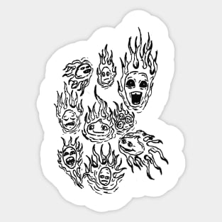 Wisps Playing Sticker